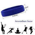 thumbnail image 2 of Hanerdun 3PCS Sports Headbands Sweat Absorbing Head Band Unisex Running Workout Hair Band Assorted Color, 2 of 5