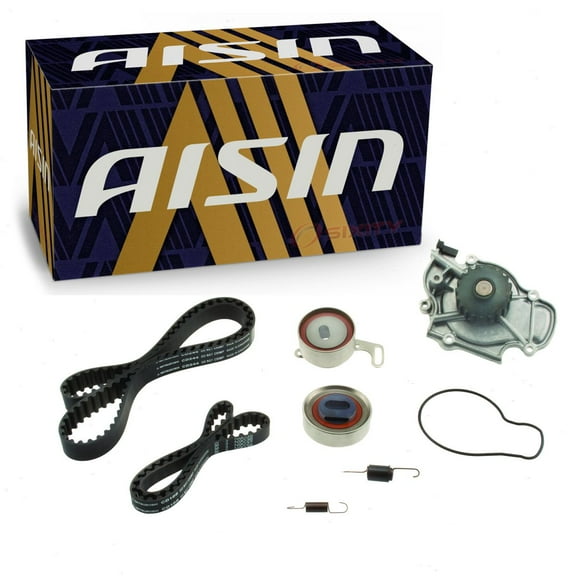 AISIN Timing Belt Kit w Water Pump compatible with Honda Accord 2.2L 2.3L L4 1994-2002