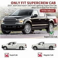 thumbnail image 2 of YITAMOTOR Floor Mats Fit for Ford F-150/F150 Lightning SuperCrew Cab 2025-2015(Rear w/o U-Seat Flat Storage),TPE All Weather F150 Truck mats, 1st & 2nd Row, 2 of 9