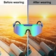 thumbnail image 2 of Gafas de sol deportivas, gafas de sol polarizadas para ciclismo, béisbol, correr, conducir, pesca, golf, esquí Ormromra WMZL-983-6, 2 of 6