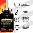 thumbnail image 5 of Black Maca Capsules 750mg, Organic Maca Root Supplement for Energy & Stamina, 180 Count, 5 of 11