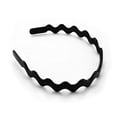 thumbnail image 3 of Jumpingount Diadema Metal Ondulado Negro Unisex Flexible para Hombre Mujer Ojeras Accesorio para el cabello Ola 2 Jumpingount AP008943-05B, 3 of 6