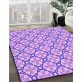 thumbnail image 3 of Ahgly Tapis Rond Lavable en Machine Intérieur Transitionnel Fleur Rose, 3 Pieds Rond, 3 of 7