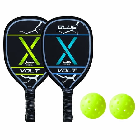 Franklin Sports Pickleball Paddle and Ball Set - 2 Player - USAPA (Best Pickleball Paddle For Spin)