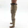 thumbnail image 2 of 1:6 Scale Male Casual White Hoodie Sweatshirt and Khaki Casual Pants with Belt for PH Dragon 12inch Action CUTICAT Figura de acción Pantalones suéter, 2 of 8