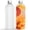 2Pack, variant on Bxaolu Glass Water Bottles with Lids 18 oz, Clear Juice Bottles With Stainless Steel Cap, Reusable Glass Drinking Bottle for Juicing, Refrigerator,Leak Proof, BPA Free