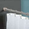 thumbnail image 6 of Zenna Home Ultimate Rustproof Stainless Steel Dual-Mount Brushed Nickel Shower Curtain Rod, 44" - 72", 6 of 8