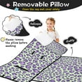 thumbnail image 3 of Green and Purple Of Leopard Print Toddler Nap Mats for Kids Preschool,Sleeping Mat Bag or Kids,Toddler Sleeping Bag,Toddler Nap Mat or Daycare, 3 of 6