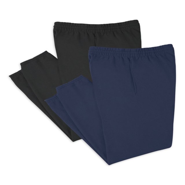 Men‘s EverSoft Fleece Elastic Bottom Sweatpants 2 Pack