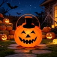 thumbnail image 5 of Tuvgenk Night Lights LED Lamp Pumpkin Plastic Halloween Decor Gifts Yellow Autumn Bedside Touch Lamp Outdoor,Halloweens Party Decoration Indoor, 5 of 8