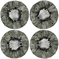 thumbnail image 2 of Shower Caps,Green Camo Digital Pixel Pattern Waterproof Shower Cap for Women 4 Pieces,Double Reusable Hair Cover for Shower PEVA Elastic Stretch Hem, 2 of 7