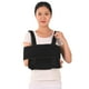 thumbnail image 1 of 1 pieza de cabestrillo para brazo negro inmovilizador de hombro, cabestrillo inmovilizador de hombro cómodo y ajustable, férula de soporte de hombro transpirable para brazo/mano, 1 of 3