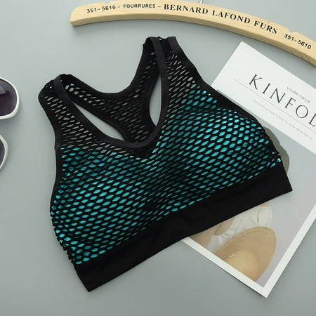 LEEy-World Plus Size Lingerie Steel Ring Front Thin Women Bra Full Plus Cup Button Breathable Gathers Underwear No Size Comfort Bra Green One Size