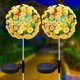 thumbnail image 1 of Bola De Flores De Crisantemo Solar, 2 Uds., Luz Led De Margarita Para Jardín, Lámpara Impermeable Para Exteriores, Lámpara De Paisaje, Jardín, Patio, Césped, Decoración De Patio Cateissary HA037263-00, 1 of 6