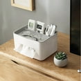 thumbnail image 4 of PPgejGEK Desktop Paper Drawer Multifunctional Tissue Box Remote Control Storage Organizer for Living Room 21x16x12.5cm 8.3x6.3x4.9in, 4 of 9