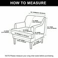 thumbnail image 2 of Eurhowing 2-Piece Wingback Chair Slipcover, Stretch Armchair Cover with Cushion Cover, Furniture Protector for Living Room, 2 of 9