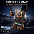 thumbnail image 7 of 2026 New Cool Car Wireless Fast Charging Holder, Smart 2-in-1 Car Rotating Mobile Phone Holder & Wireless Charger, 15W Fast Charging, Motorized 90° Rotating, Smart Sensor Charger Mount (Black), 7 of 7