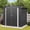 6' x 4'-Dark Gray, variant on Asofer 6' x 4' Outdoor Storage Shed with Lockable Door Patio Metal Garden Storage for Outside, Green