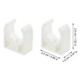 thumbnail image 2 of PAMINGONO 20Pcs Heavy Duty C Clamp Motor Mount White Plastic for DIY Projects, 2 of 6