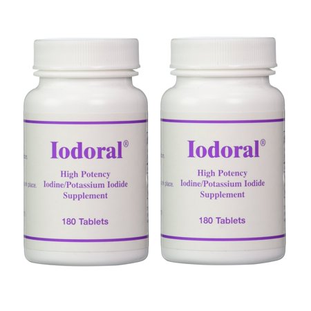 Optimox Iodoral 180 Tablets X 2