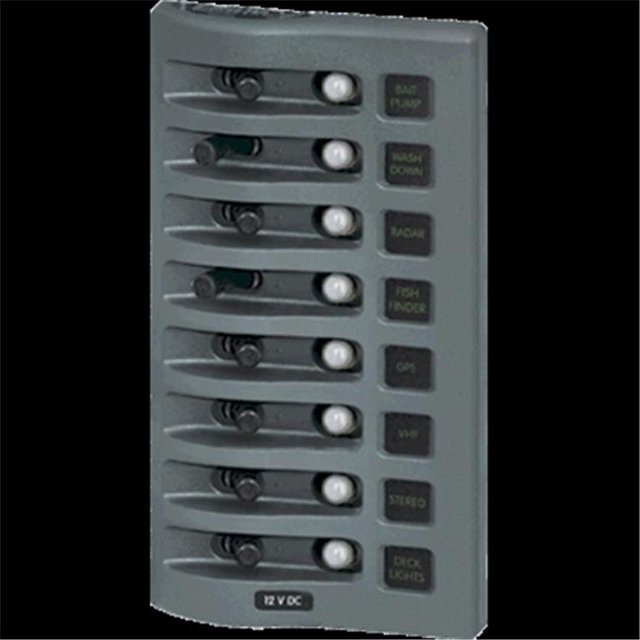 Weather Deck Circuit Breaker Panel with 8 Positions