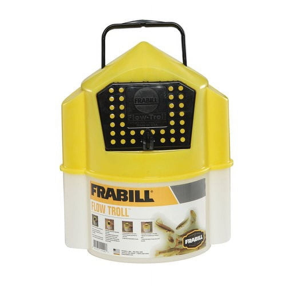 (2 pack) Frabill Flow Troll Minnow Bucket, 6-qt