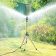 thumbnail image 3 of Aspersor giratorio automático de jardín de 360 grados, juego de trípode de acero inoxidable, soporte de riego, herramienta de aspersor de césped y jardín con chorro de agua, 3 of 4