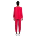 thumbnail image 4 of Time and Tru Women's Velour Top and Pants Set, 2-Piece, Sizes S-XXXL, 4 of 6