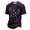 57#Purple, variant on Men Halloween Graphic Tee Short Sleeve Crew Neck T-Shirt, Grim Reaper Angel Wings 3D Print, Gothic Spiderweb Pattern Summer Tops