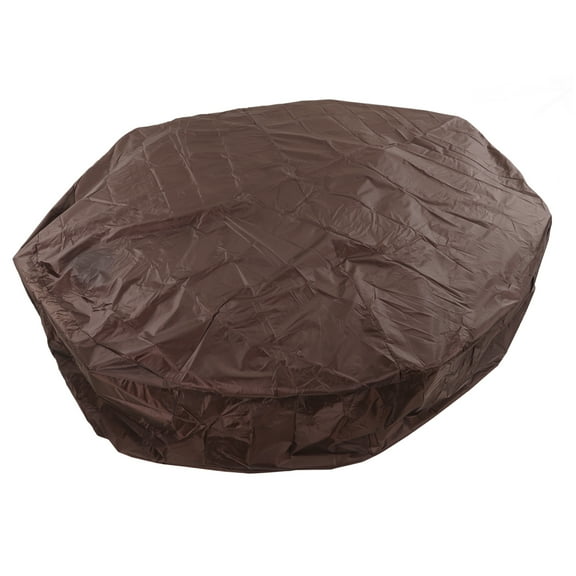 Round Polyester Taffeta Hot Tub Waterproof Cover for Outdoor Furniture Dust Covers, Protects From All Elements