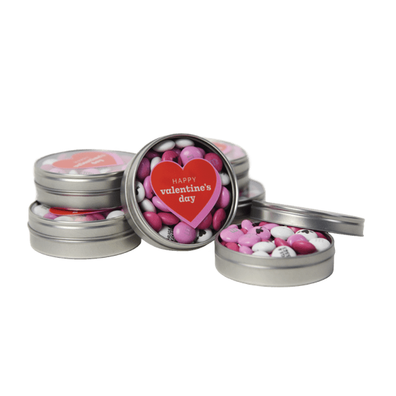 M&M'S Happy Valentine's Day Favor Tins, Set of 24