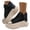 Black, variant on Dakaela Sneakers for Women Lace up High Top Running Tennis Shoes Non Slip Platform Casual Shoes Khaki 6.5