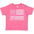 thumbnail image 3 of Inktastic Breast Cancer Awareness Pink Ribbons and Flag Boys or Girls Toddler T-Shirt, 3 of 5