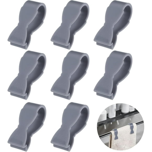 EcoNesxp Kitchen towel clip beach towel clip gray