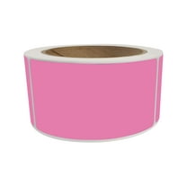Royal Green Write On Labels 4x2 inch Pastel Pink Stickers for Birthday Party and Decor 4x2 inch (7.5cm x 2.5cm) - 250 Pack