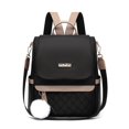 thumbnail image 1 of Mochila de mujer de moda de tela Oxford portátil simple rombo viaje antirrobo bolso de mujer, 1 of 4