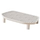 thumbnail image 5 of Tapete para atrapar arena para gatos, fácil de limpiar, reutilizable, para el pie de cama del gabinete de la caja de arena para gatos Blanco, 5 of 8