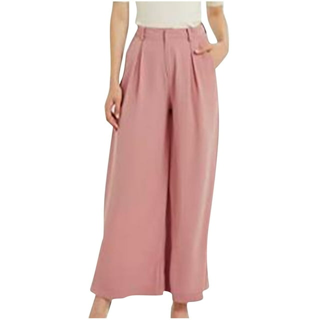 Birdeem Mode Femmes Taille Élastique Ajustée Décontractée Taille Haute Ample Pantalon Grand Long