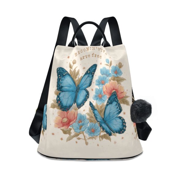 DIXRUYEE Travel Backpack Casual Bag Fashion Flutter Joy Printed