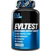 EVL Complete Testosterone Booster for Men - Post Workout Recovery Testosterone Supplement with DIM Plus D Aspartic Acid and Tribulus - EVLTest Estrogen Blocker for Men Post Workout Supplement