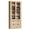 Natural, variant on 72" Tall Modern Farmhouse Pantry Cabinet, Glass Door Storage Sideboard with Drawers and Adjustable Shelves for Dining Room, Living Room, or Bathroom - White