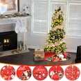 thumbnail image 1 of Fiudx Ofertas Flash Del Día Adornos Navideños Falda Para Árbol De Navidad Falda Para Árbol Estampada De 90 Cm Decoración Para El Árbol De Navidad Para El Hogar, 1 of 5