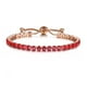 thumbnail image 2 of Pulsera de cadena de cristal Fernando Ajustables Regalos de Cumpleaños rojo, 2 of 8