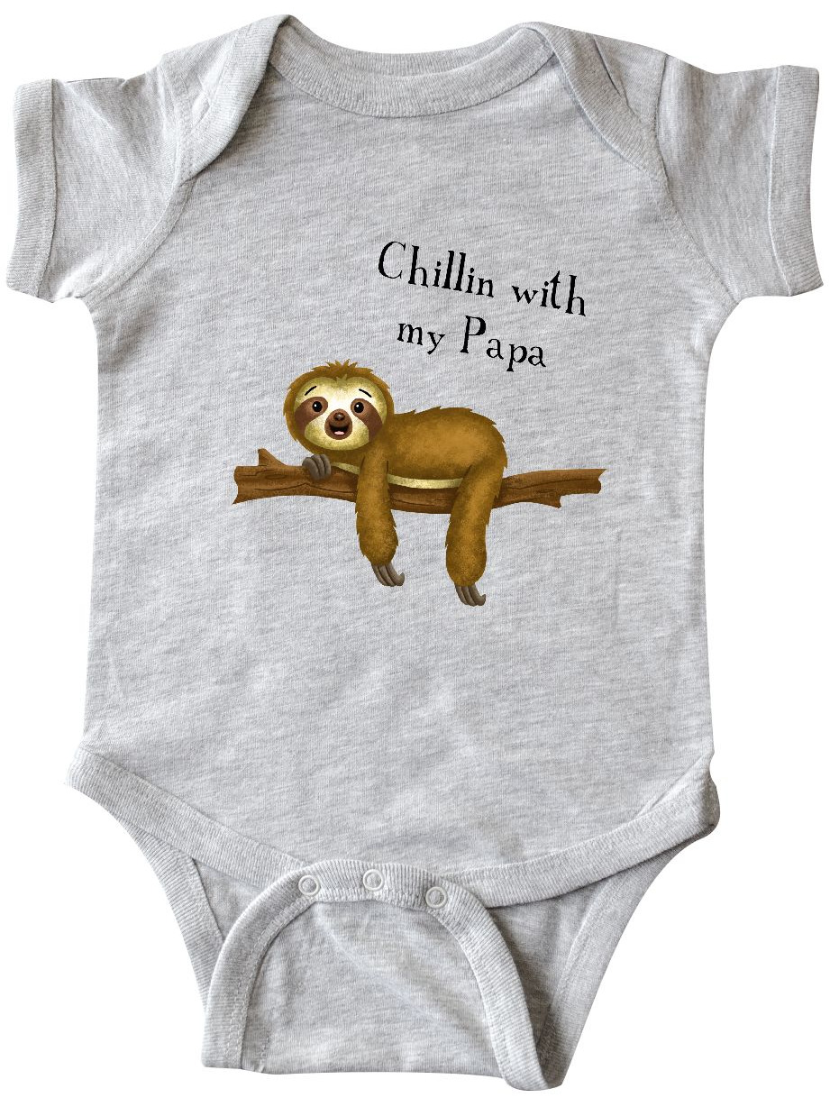 Tiny Tusks inktastic Sedrick Sloth Chillin with Mama Cute Toddler T-Shirt