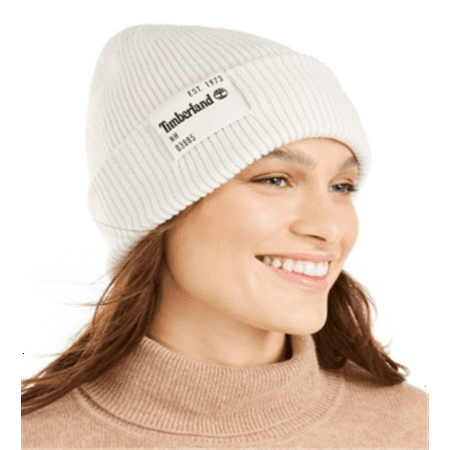 Timberland Women's Classic Tall Recycled Beanie White One Size