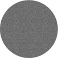 thumbnail image 1 of Ahgly Company Machine Washable Indoor Round Transitional Gunmetal Gray Area Rugs, 4' Round, 1 of 7