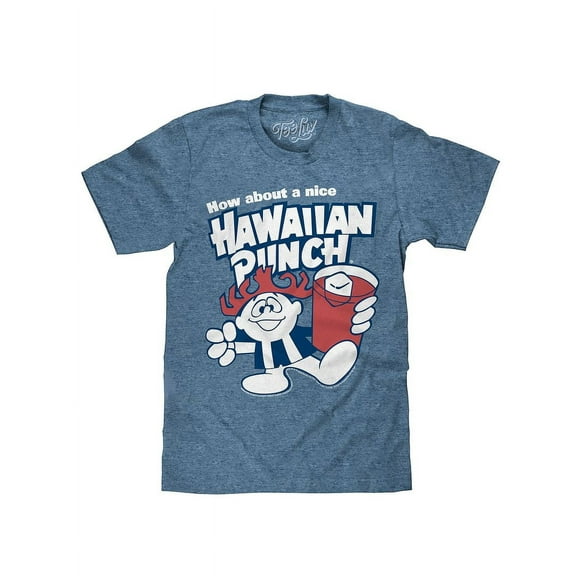Tee Luv Men's Retro 80s How About A Nice Hawaiian Punch Shirt (S)