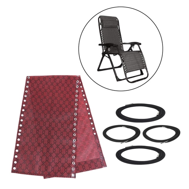 Tela de repuesto para sillón reclinable, silla plegable impermeable, tela de repuesto para sillón reclinable + Cuerda Cola Cubierta de tela reclinable