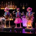 thumbnail image 2 of Halloween Decor Animated Singing Dancing Skeleton Spooky Decor Halloween Table Decor Halloween Gift Battery Operated Tabletop Figurine Holiday Party Decoration, 2 of 5