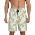 thumbnail image 3 of Lsque Rose Mens Sleep Pajama Shorts,Short Pajama Pants, Cotton Ultra-Soft Knit-X-Large, 3 of 9